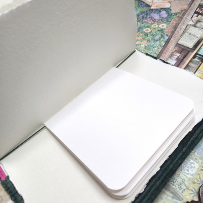 Carnet "Velours fleuri Margaux "