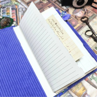 Carnet "Velours fleuri Léa"