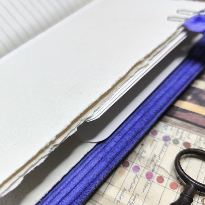 Carnet "Velours fleuri Léa"