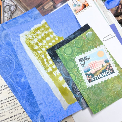 Carnet "Velours fleuri Léa"