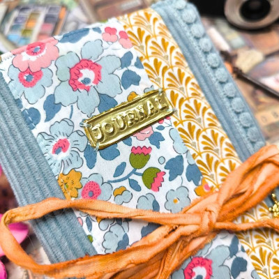 Carnet "Velours fleuri Prisca"