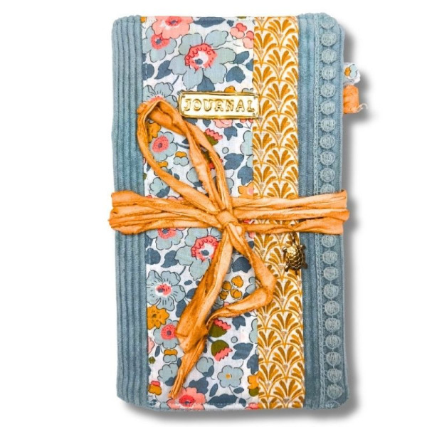 Carnet "Velours fleuri Prisca"