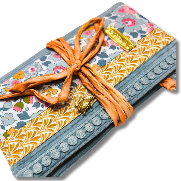 Carnet "Velours fleuri Prisca" 2