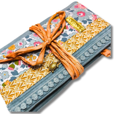 Carnet "Velours fleuri Prisca"