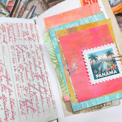Carnet "Velours fleuri Prisca"