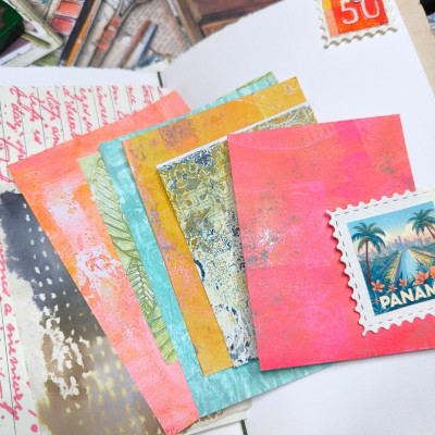 Carnet "Velours fleuri Prisca"