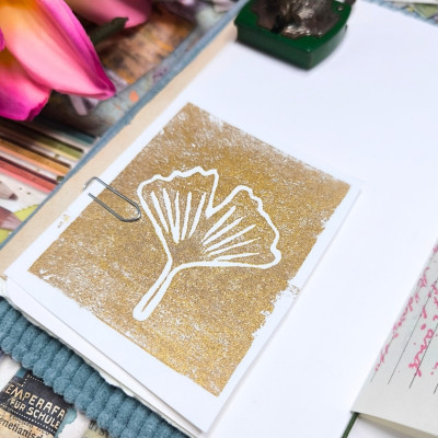 Carnet "Velours fleuri Prisca"