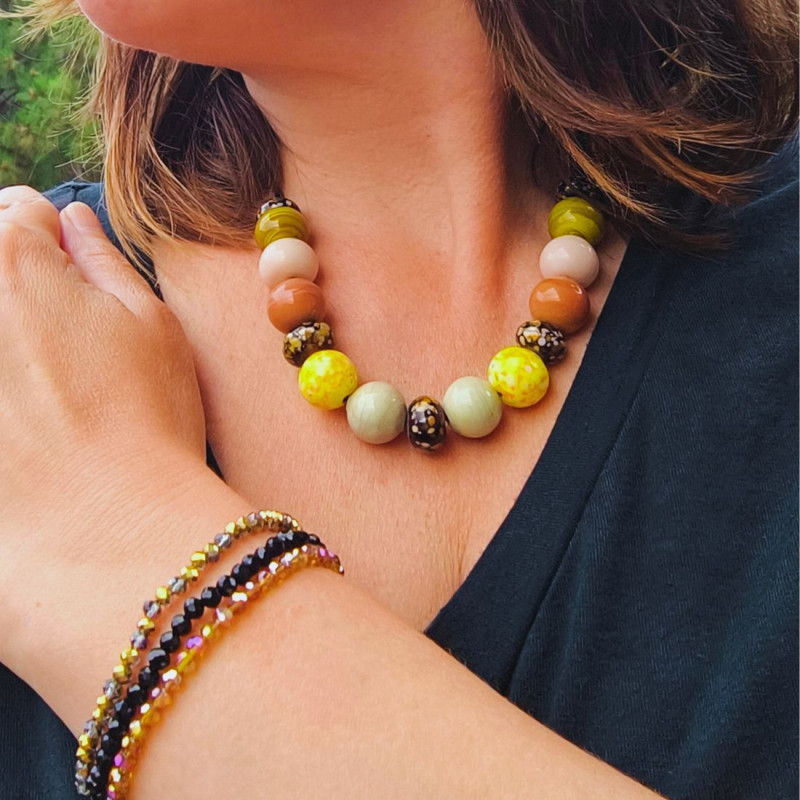 Collier "Tournesol"