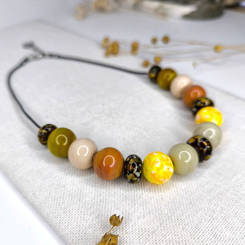 Collier "Tournesol"