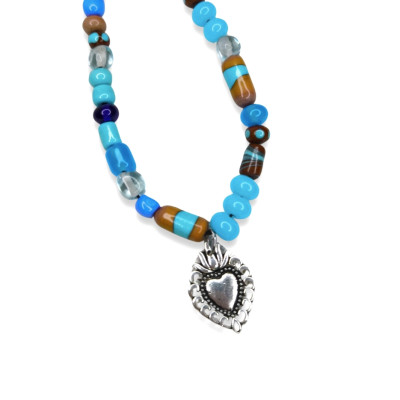 Collier "Cœur ex-voto Gipsy"