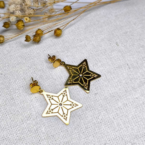 Boucles d'oreilles "Etoiles" 2