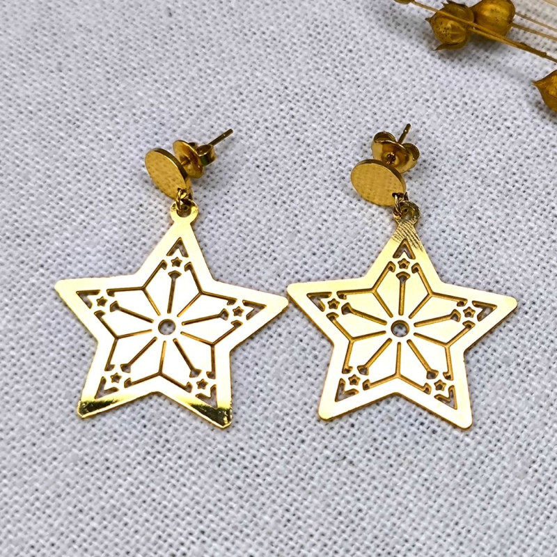 Boucles d'oreilles "Etoiles"