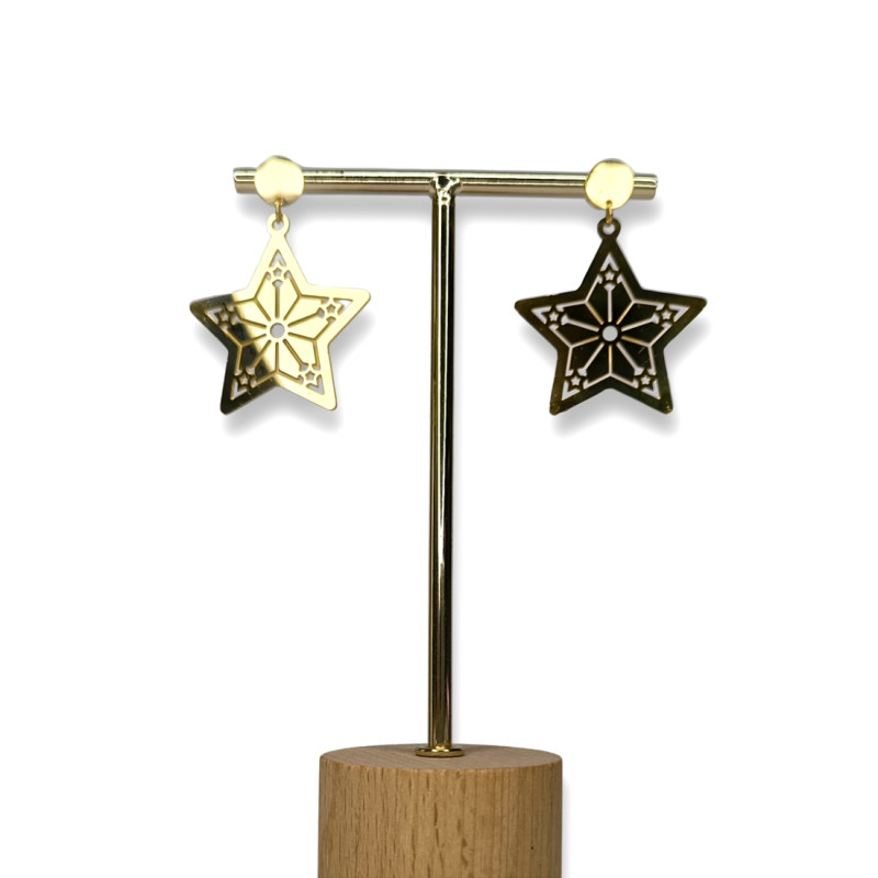Boucles d'oreilles "Etoiles"