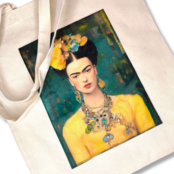 Tote bag "Frida in Yellow" 2