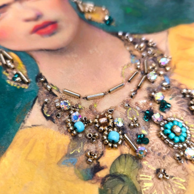 Tote bag "Frida in Yellow"