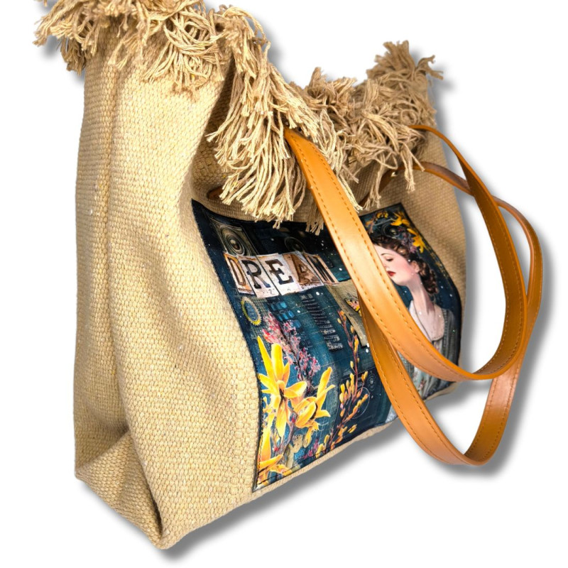 Sac cabas Art journal " Dream Retro"