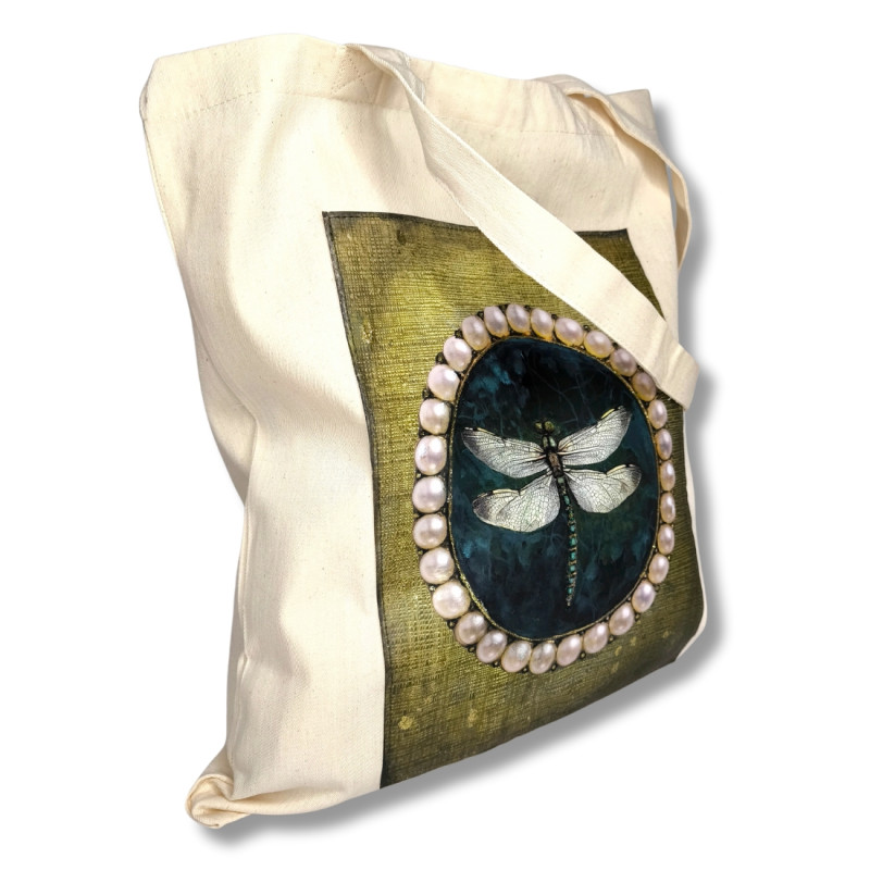 Tote bag "Médaillon Libellule"
