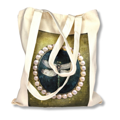Tote bag "Médaillon Libellule"