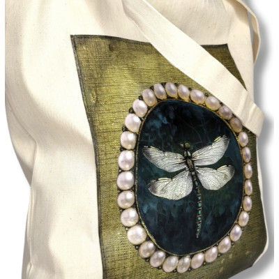 Tote bag "Médaillon Libellule"