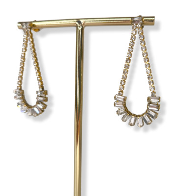 Boucles d'oreilles "Soirée strass"