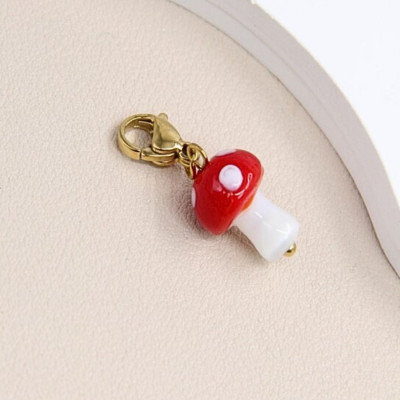 Charm Champignon en verre