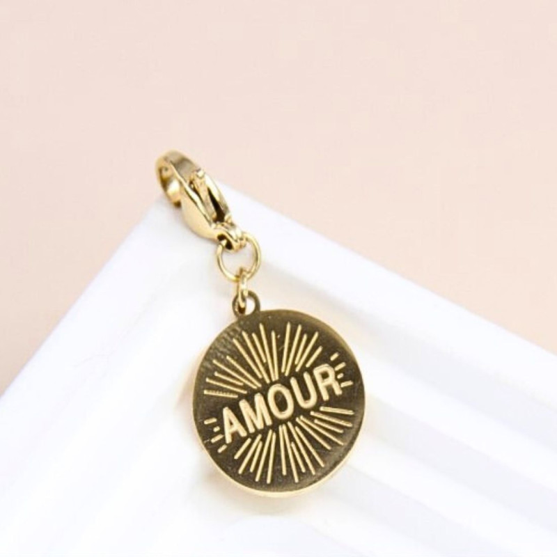 Charm Médaille Amour