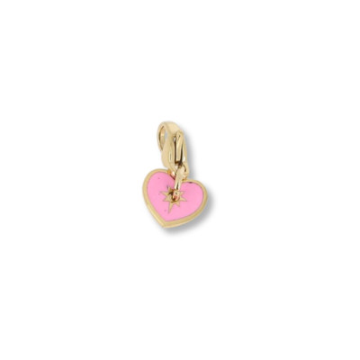 Charm Coeur Rose
