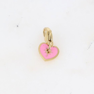 Charm Coeur Rose