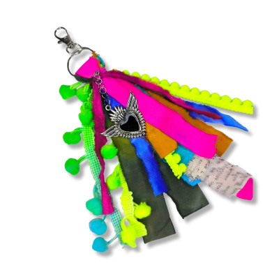 Porte-clés "Vive le fluo"