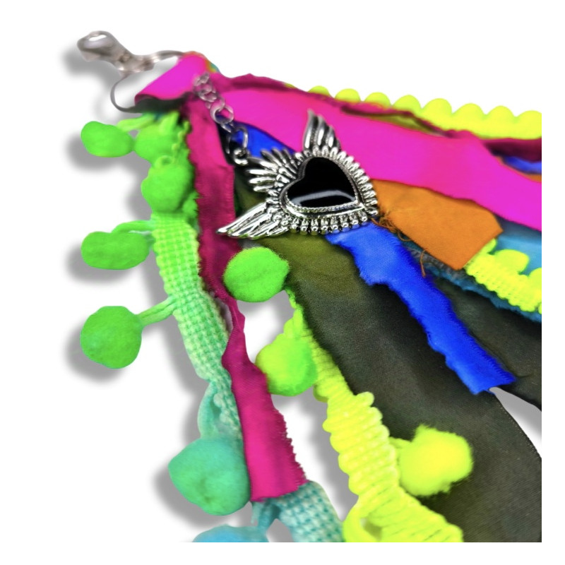 Porte-clés "Vive le fluo"