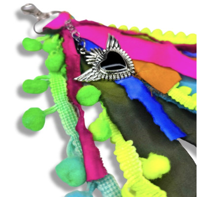 Porte-clés "Vive le fluo"