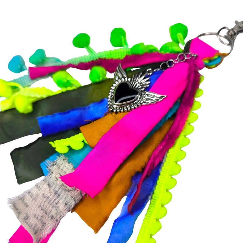 Porte-clés "Vive le fluo"