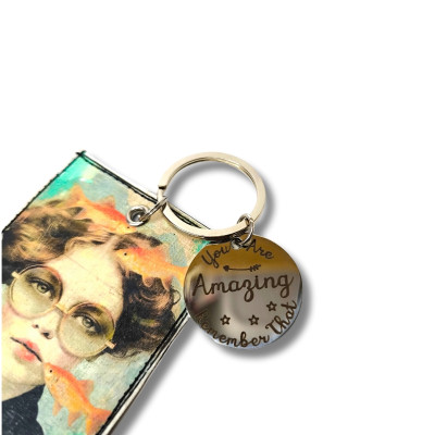 Porte -clés "Candice et la mer"