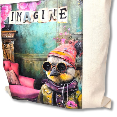 Tote bag "Cool Bird"