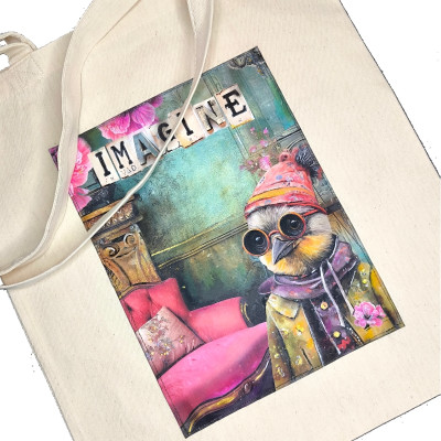 Tote bag "Cool Bird"