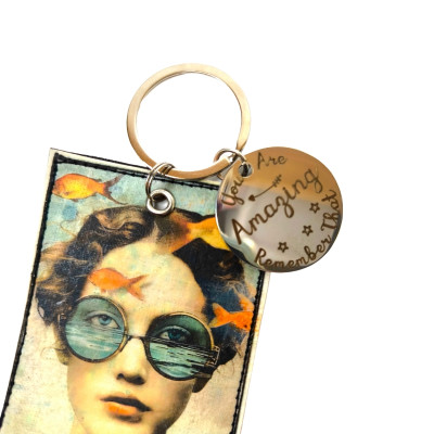 Porte -clés "Juliette et la mer"