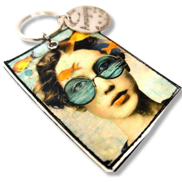 Porte -clés "Juliette et la mer" 2