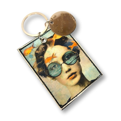 Porte -clés "Juliette et la mer"