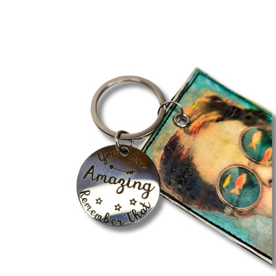 Porte -clés "Agathe et la mer"