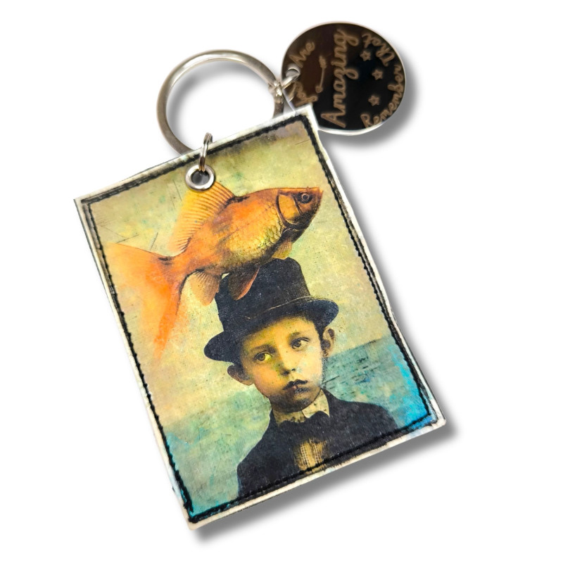 Porte -clés "Louis et la mer"