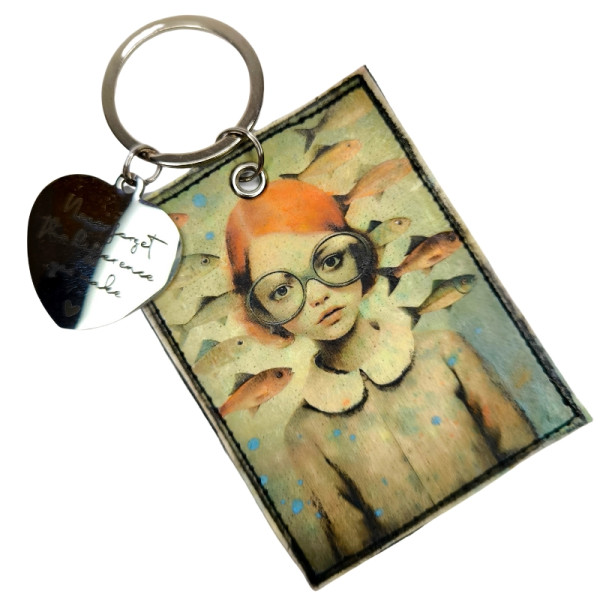 Porte -clés "Clara et la mer"