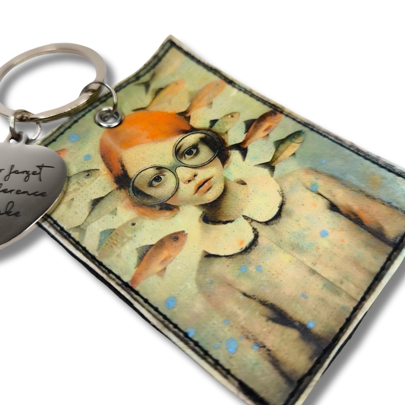 Porte -clés "Clara et la mer"