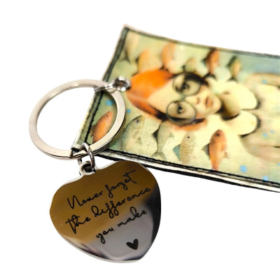 Porte -clés "Clara et la mer"