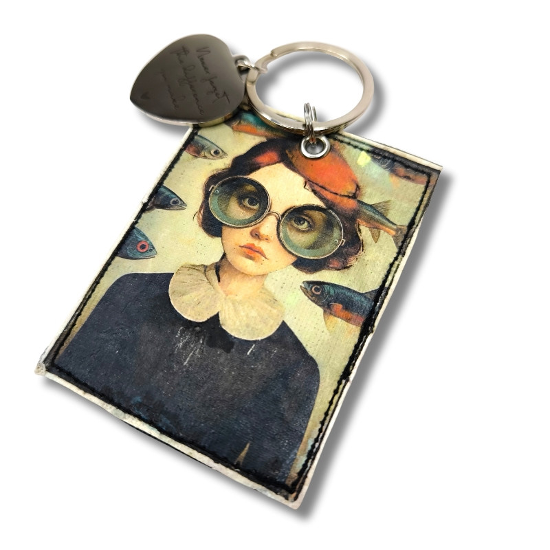 Porte -clés "Josephine et la mer"