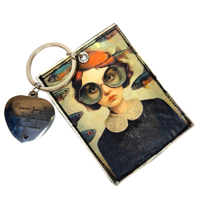 Porte -clés "Josephine et la mer"