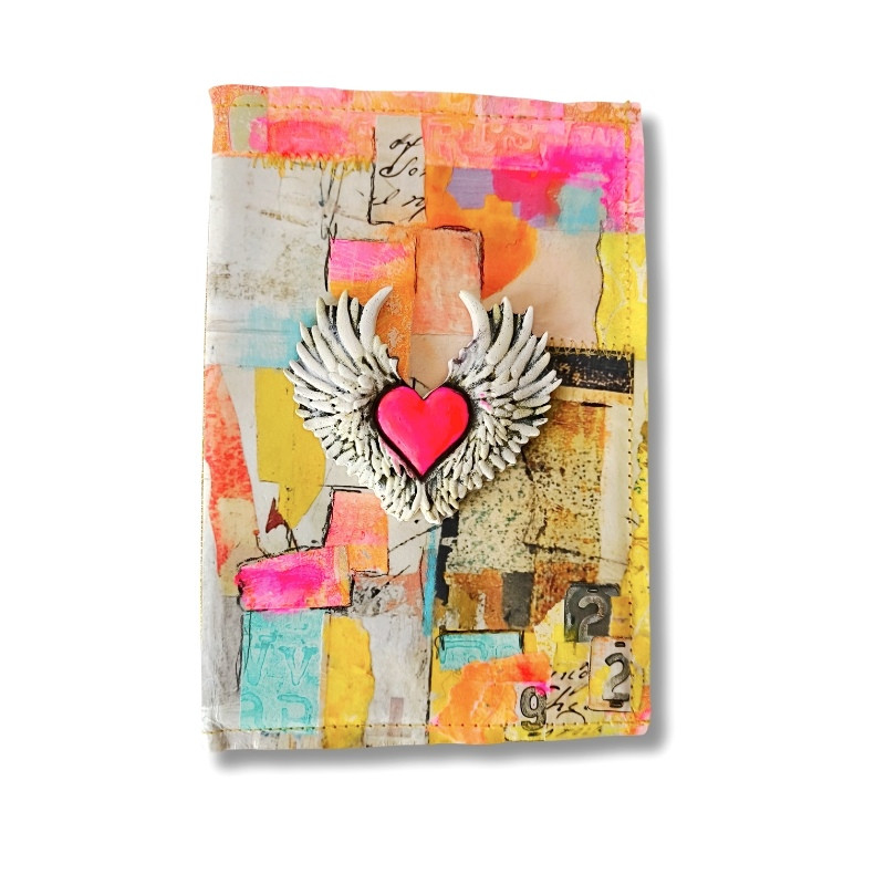 Carnet Coeur Pink fluo