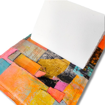 Carnet Coeur Pink fluo