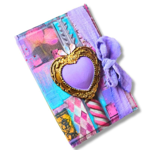 Carnet Coeur Lilas