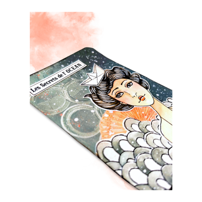 Planche de tampons digitaux "COMME UN POISSON DANS L'EAU"