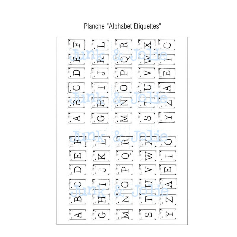 PACK 5 planches de tampons digitaux "ENTRE CIEL...